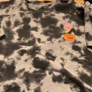 Nike grey tie dye tshirt  Loose fit